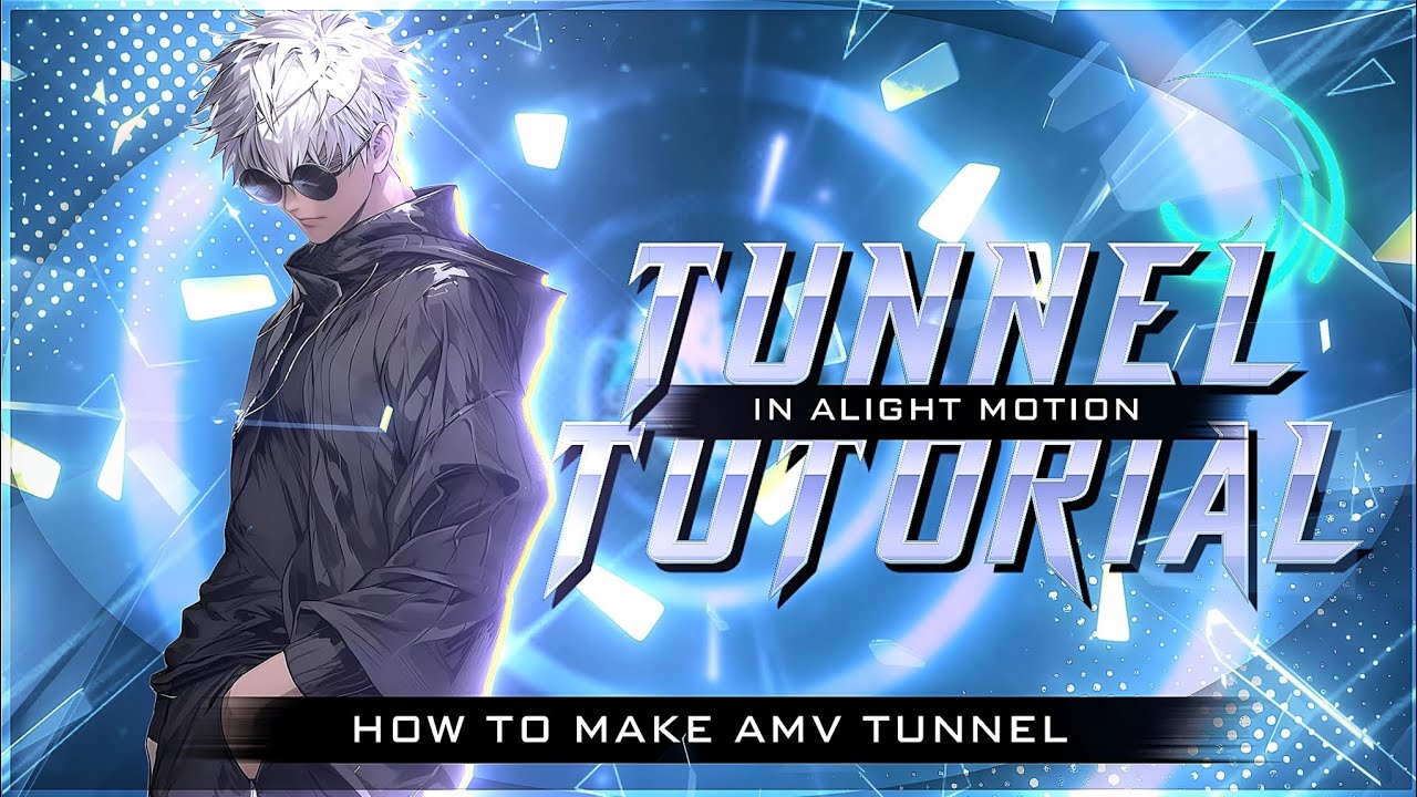 How To Make Tunnel For Amv Edit | Alight Motion & Node Video | Amv edit Tutorial