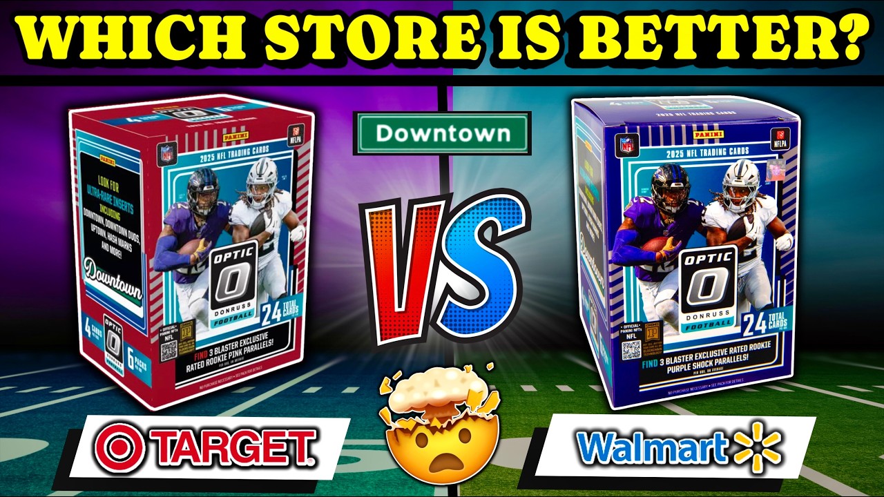 *Что выгоднее?!🤔 Битва между Walmart Optic и Target Optic Football Blaster Box!🏈