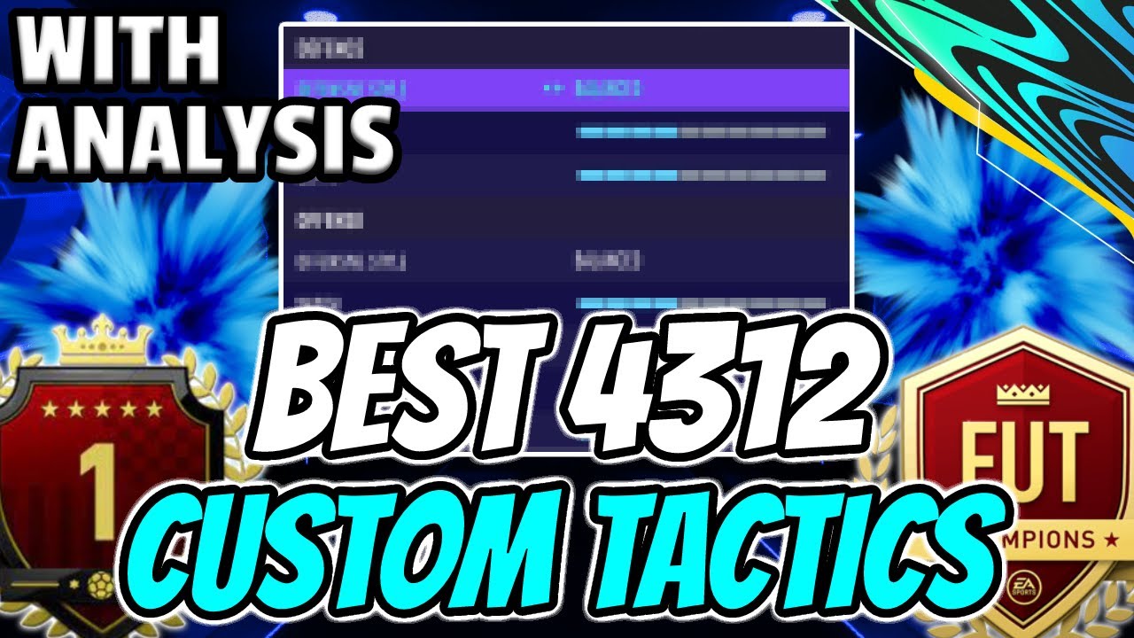 FIFA 21 INVINCIBLE 4312 PRO PLAYER CUSTOM TACTICS/PLAYER INSTRUCTIONS!! - FIFA 21 ULTIMATE TEAM!!