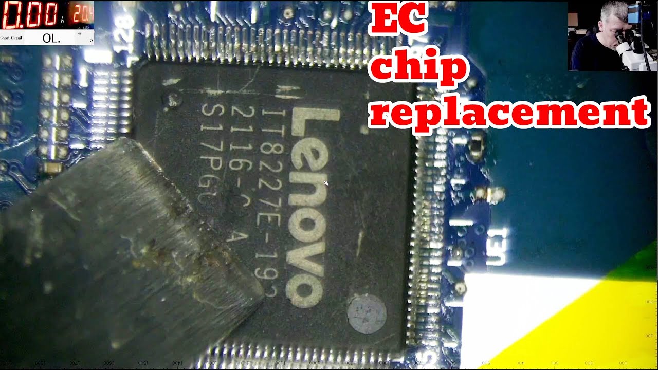 Lenovo Legion 5 — замена чипа EC