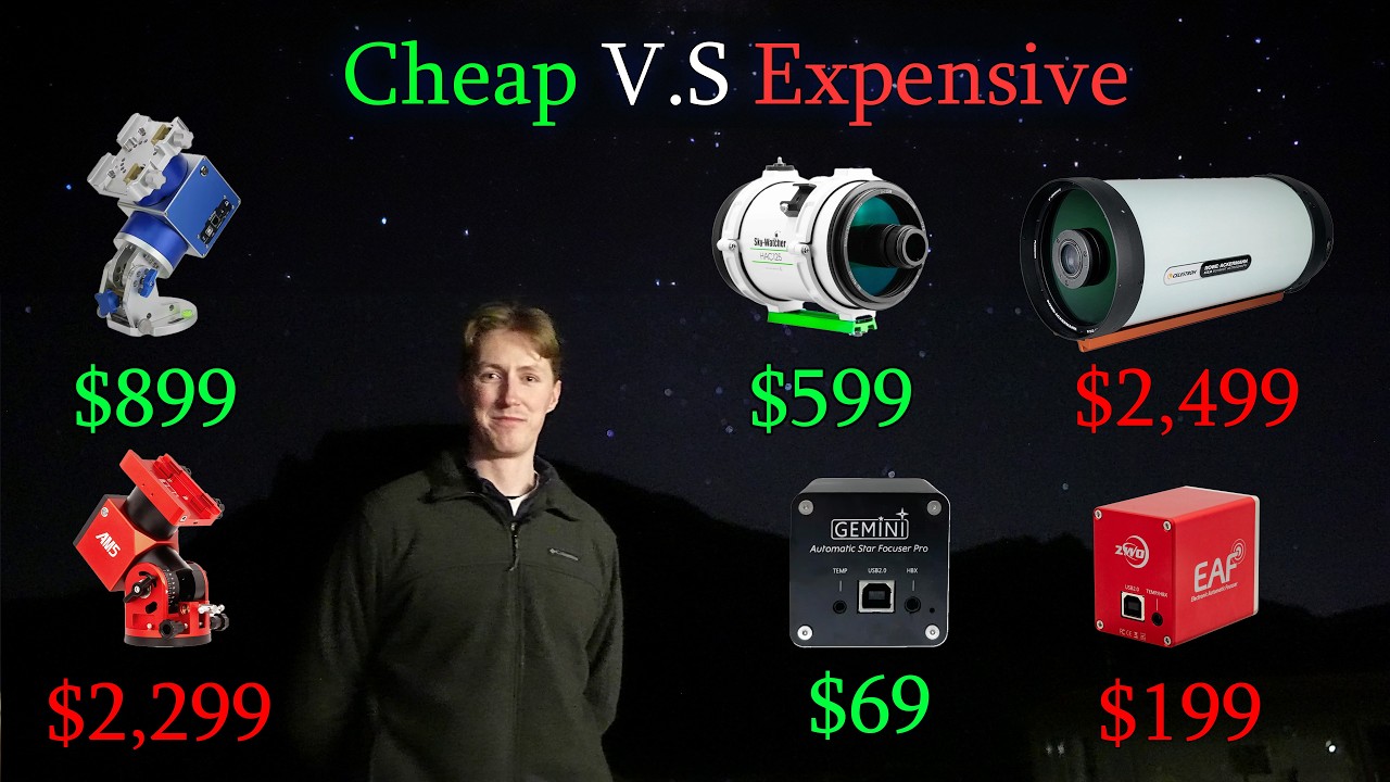 CHEAP v.s EXPENSIVE Telescope Gear?! 🔭✨💰