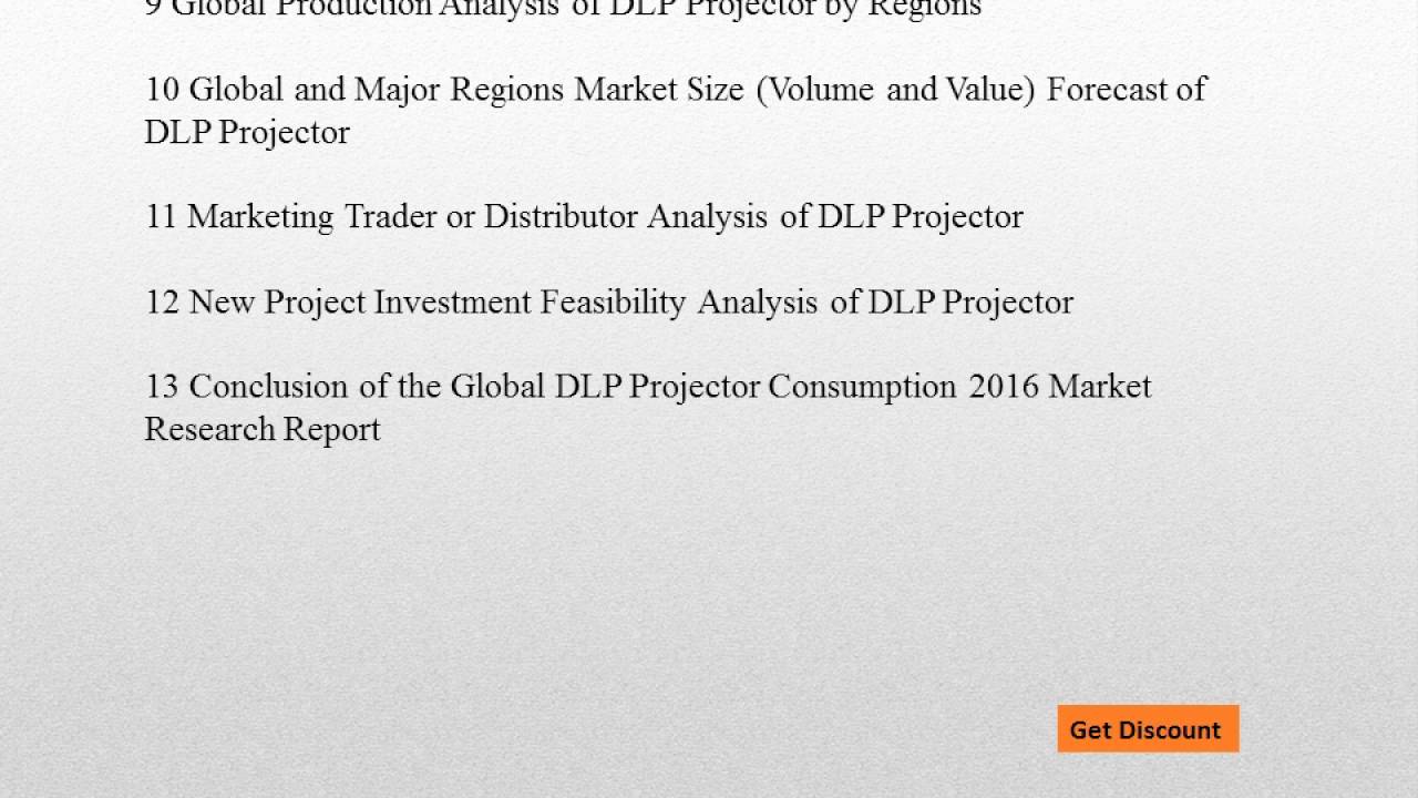 Global DLP Projector: Research News and Analysis 2021