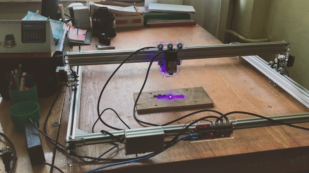 Сборка лазерного станка для домашнего использования