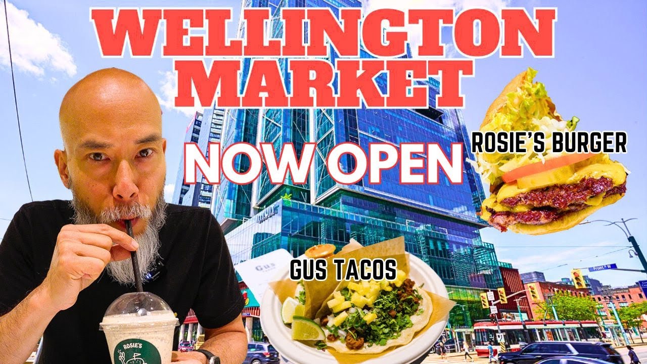 NEW OPEN WELLINGTON MARKET TORONTO'S NEW HOT SPOT THE WELL WITH 50 NEW FOOD HALL PRINCE ST NYC PIZZA
