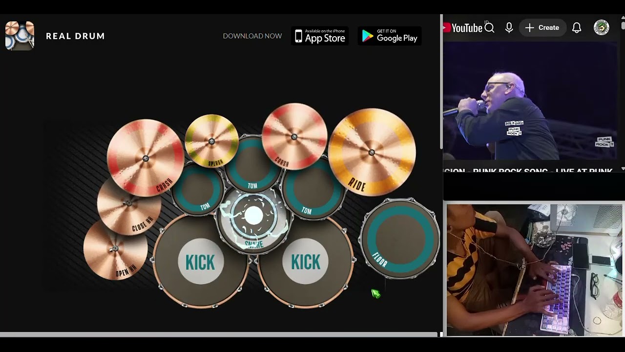 BAD RELIGION - PUNK ROCK SONG - REALDRUM PC COVER