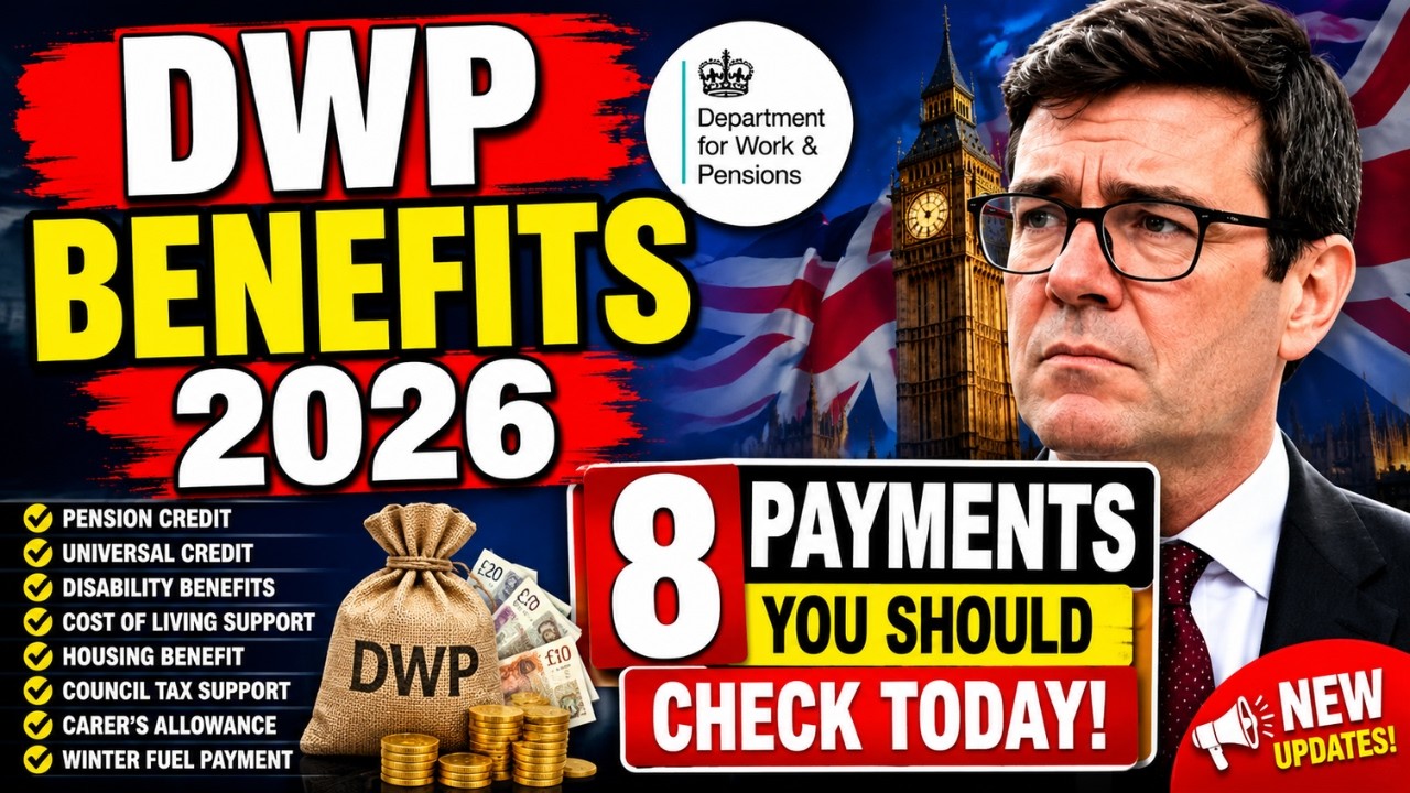 DWP Benefits 2026 🚨 8 Payments You MUST Check Today &ndash; Many People Could Be Missing Out!