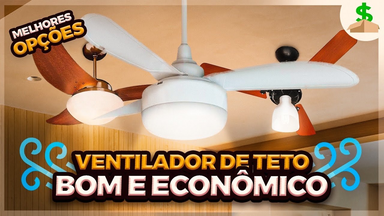 🏆 TOP 5 Melhores ventiladores de teto 2026: econômicos, potentes e silenciosos | Análise completa 🔎