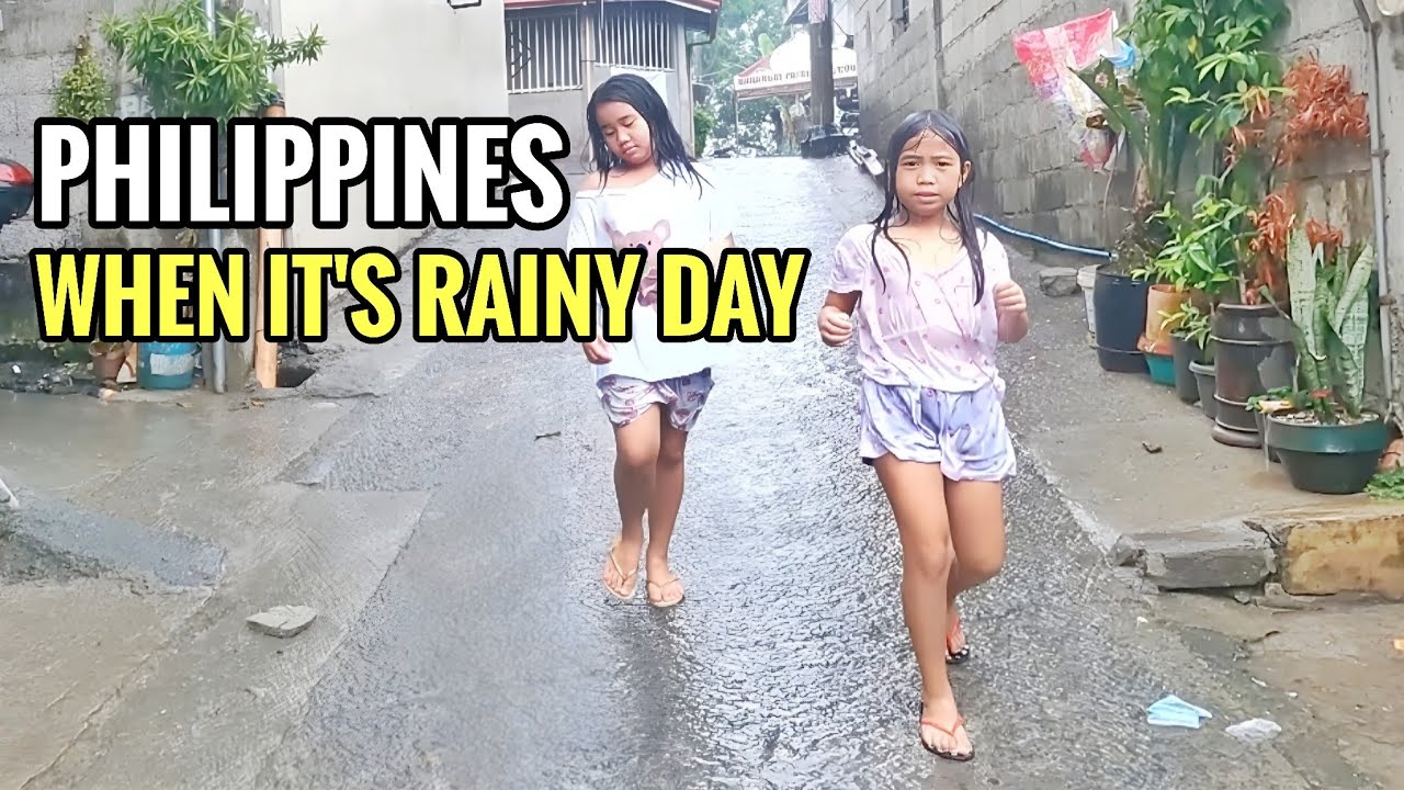 PHILIPPINES WHEN IT'S RAINY SEASON | WALKING REAL SCENARIO IN PAYATAS NEIGHBORHOOD [4K HDR] 🇵🇭