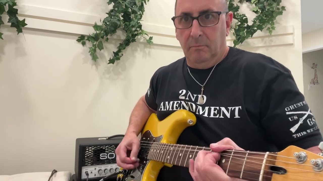 Fender Player II Modified Stratocaster HSS Gain Demo to a Funky Backing Track using Friedman JEL-20