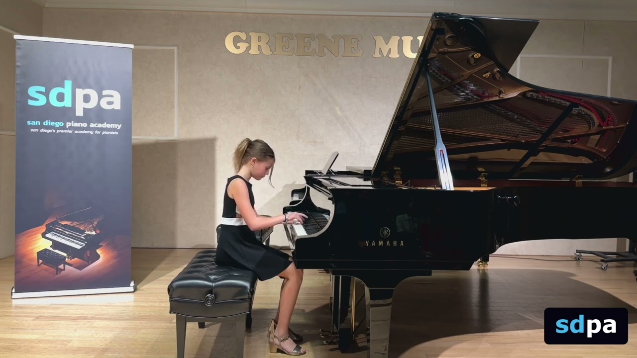 Maya - San Diego Piano Academy - Piano Lessons San Diego - Beginner Student Performance
