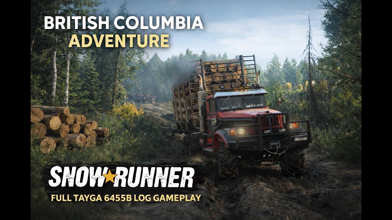 Heavy Logging with TAYGA 6455B in British Columbia | #offroadgames