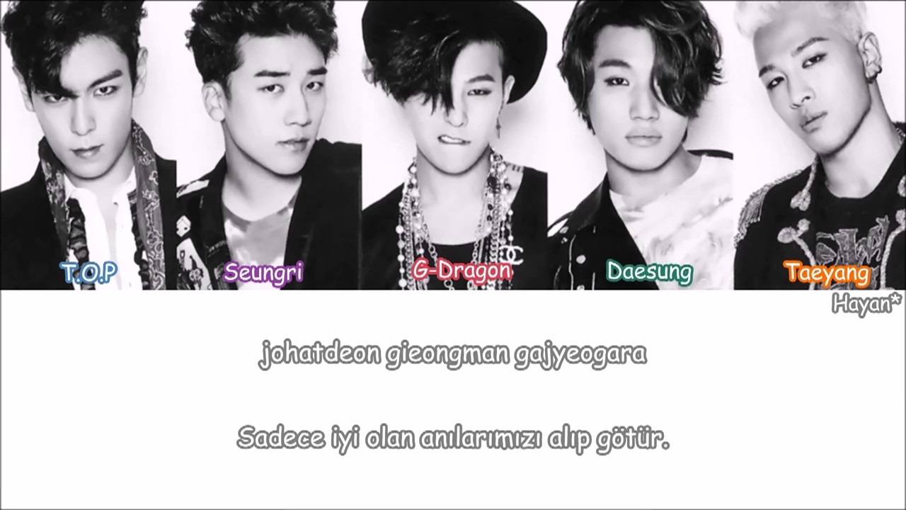 Bigbang - Haru Haru Turkish Sub./Türkçe Altyazılı [Color Coded]