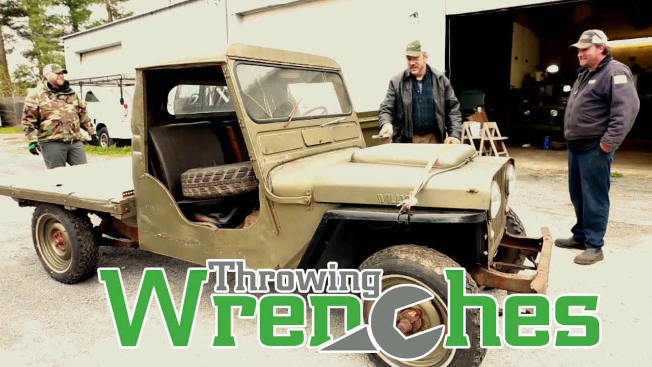 Throwing Wrenches Show Episode 3 -  1953 CJ3A Pick Up Truck Fix
