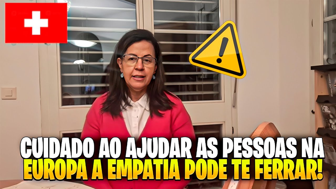 AJUDAR DEMAIS NA EUROPA PODE SER UM ERRO &hellip; CUIDADO COM A EMPATIA AQUI FORA