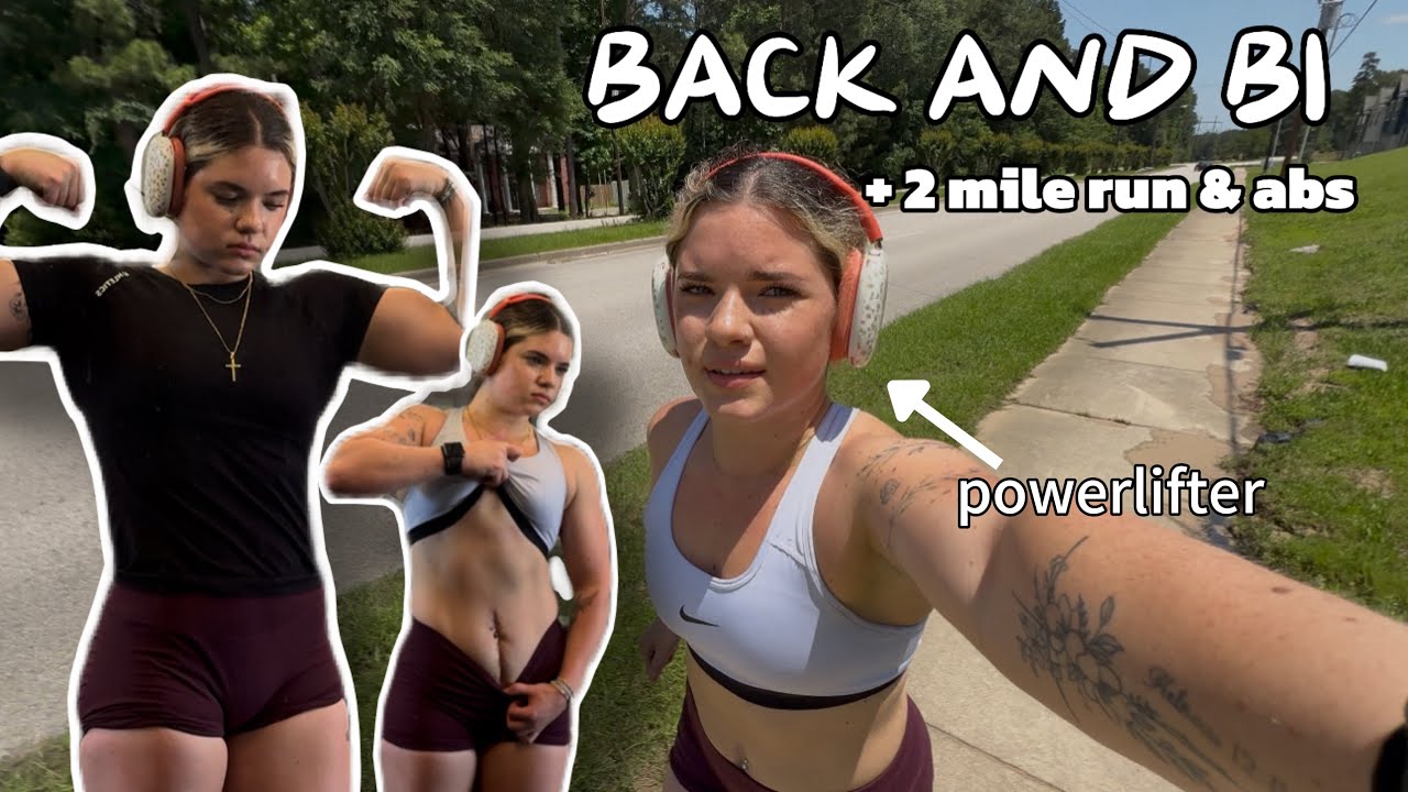 Stop Being A Big Back and Build A BIG Back || BACK & BICEPS W/DANY + 2 MILE RUN