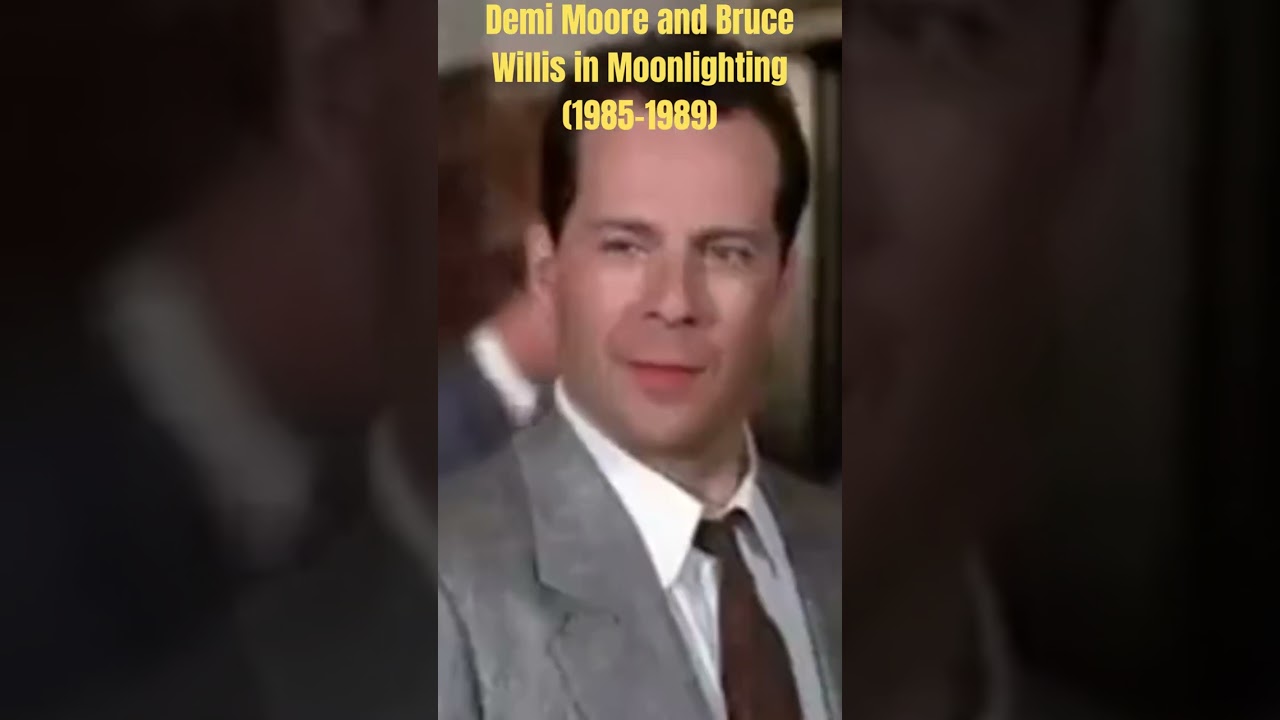 Demi Moore and Bruce Willis in Moonlighting 1985 1989 