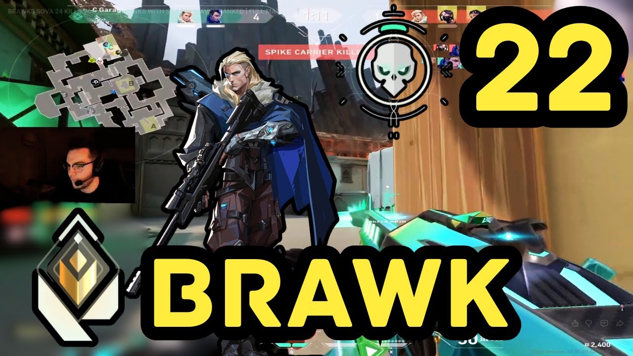HOW BRAWK PLAYS SOVA ON HAVEN | 22 KILLS RANKED VALORANT