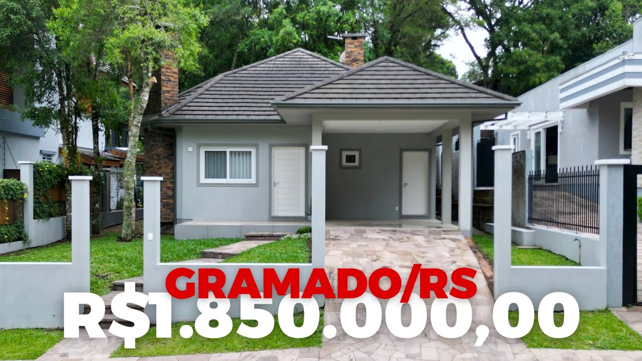 CASA MOBILIADA EM GRAMADO! CONFORTO, LAZER E LOCALIZAÇÃO A 600M DA AVENIDA DAS HORTÊNSIAS!