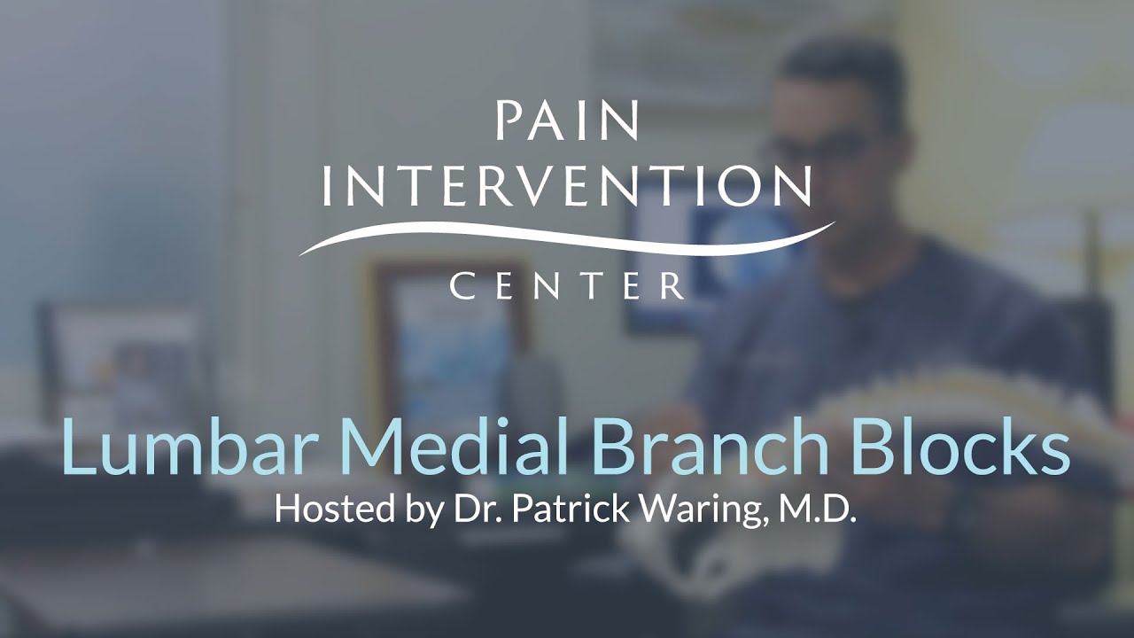 Lumbar Facet Medial Branch Blocks