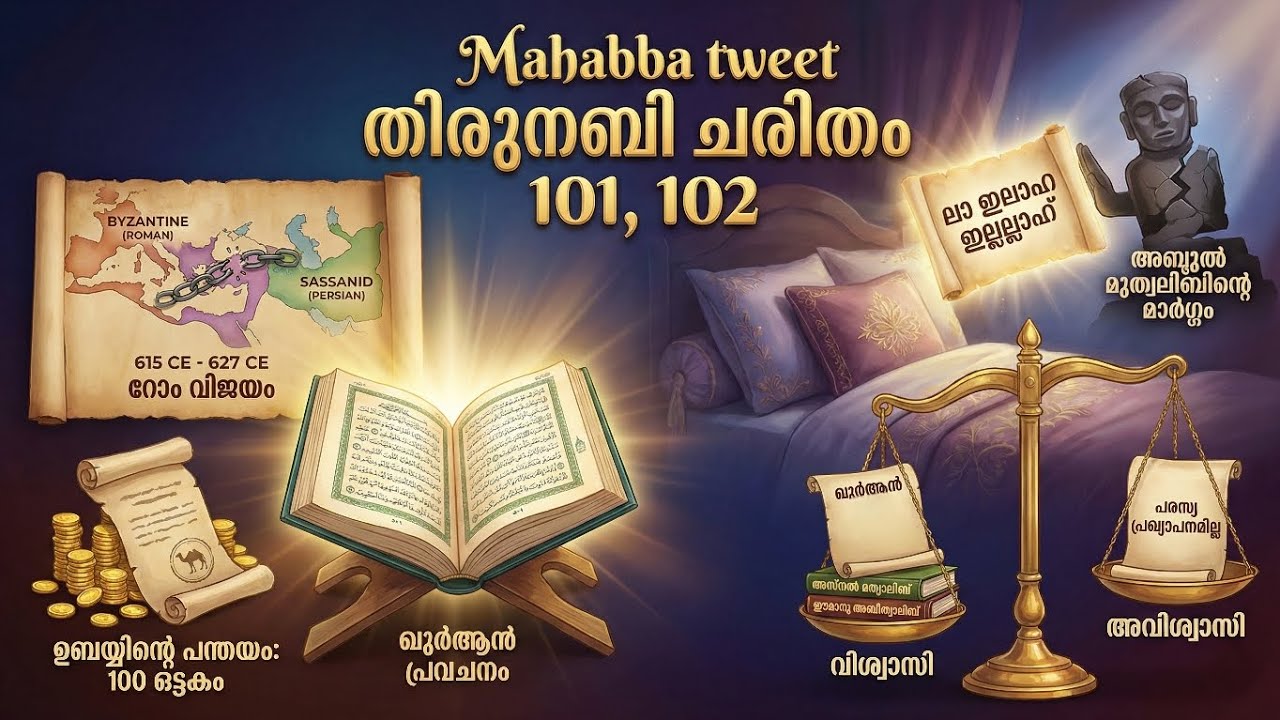 തിരുനബി ചരിതം 101, 102 #islamic  #history 