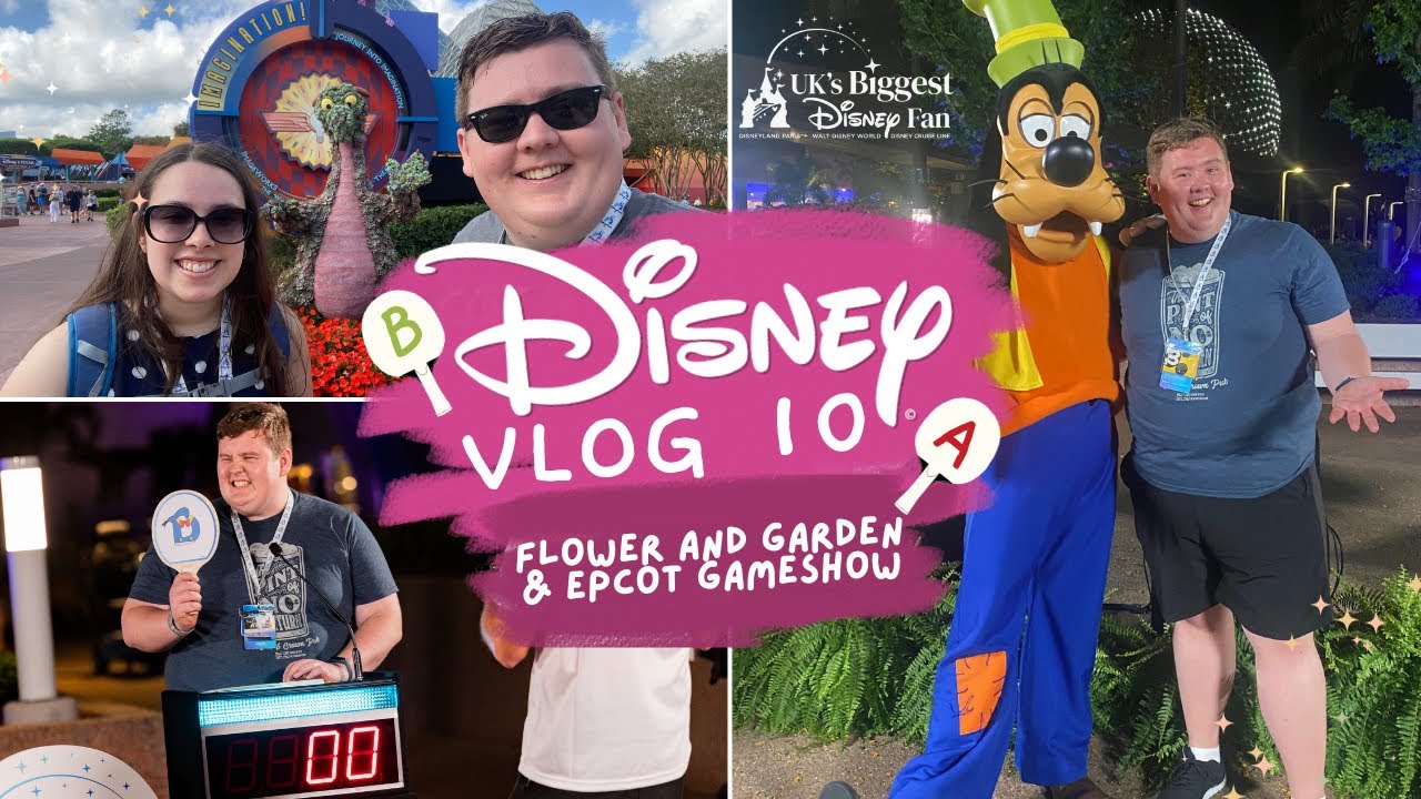 UK's Biggest Disney Fan Vlog 10 | Challenge 5 and Exploring Epcot's Flower & Garden Festival 2023