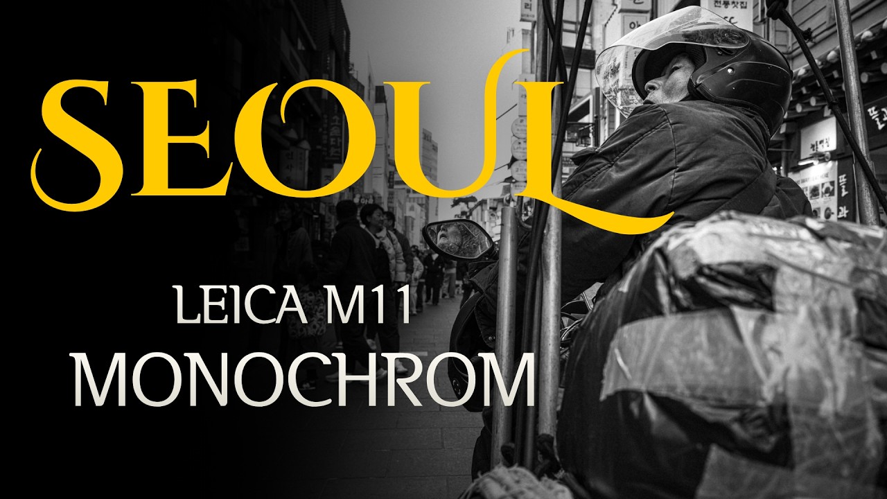 POV Seoul Monochrome : Street Photography with Leica M11 Monochrom (Insa-dong & Samcheong-dong)