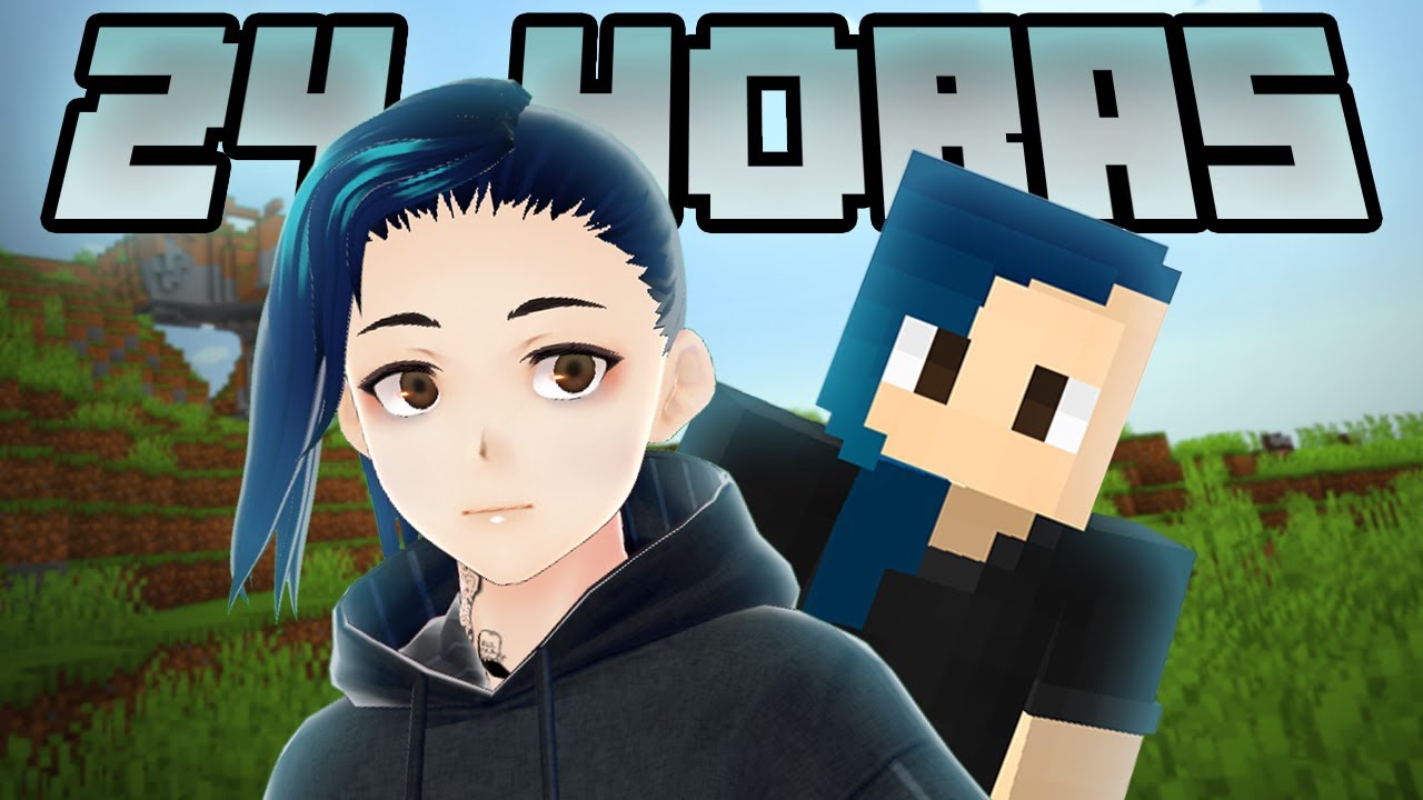 FIQUEI 24 HORAS NO MINECRAFT EM VR...