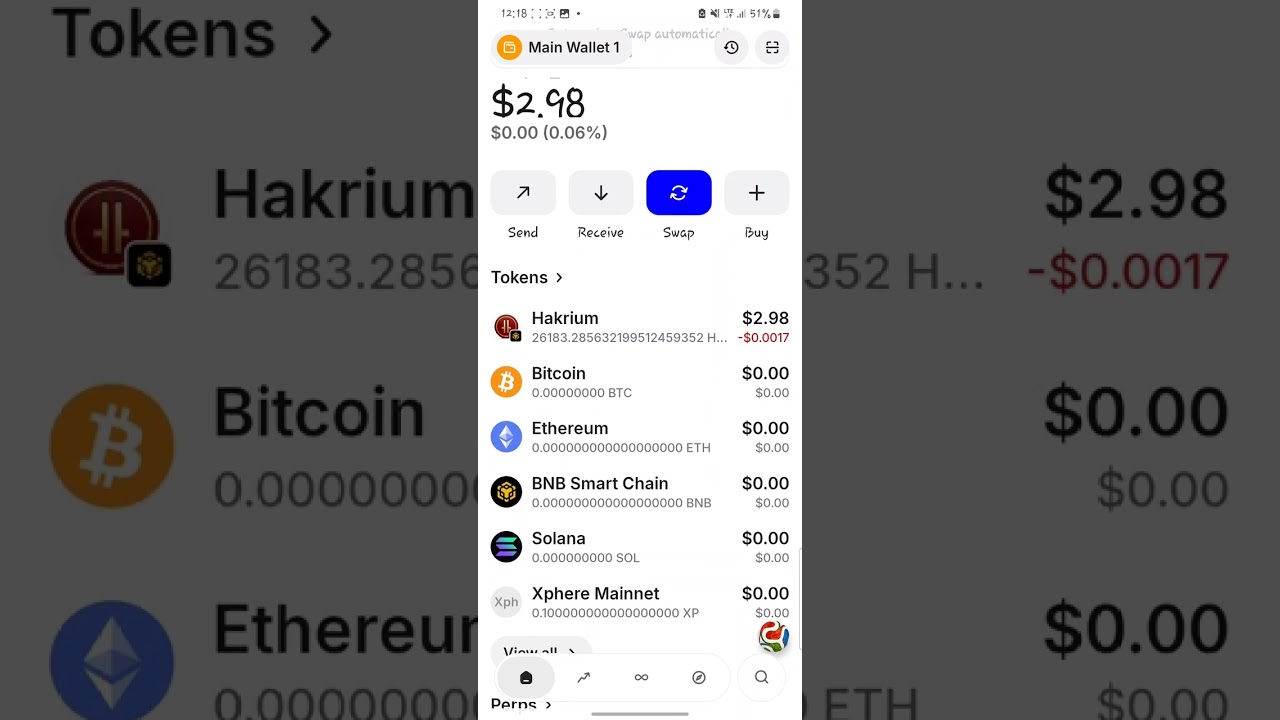 How to import XPHERE MAINNET / XEF into Trust Wallet