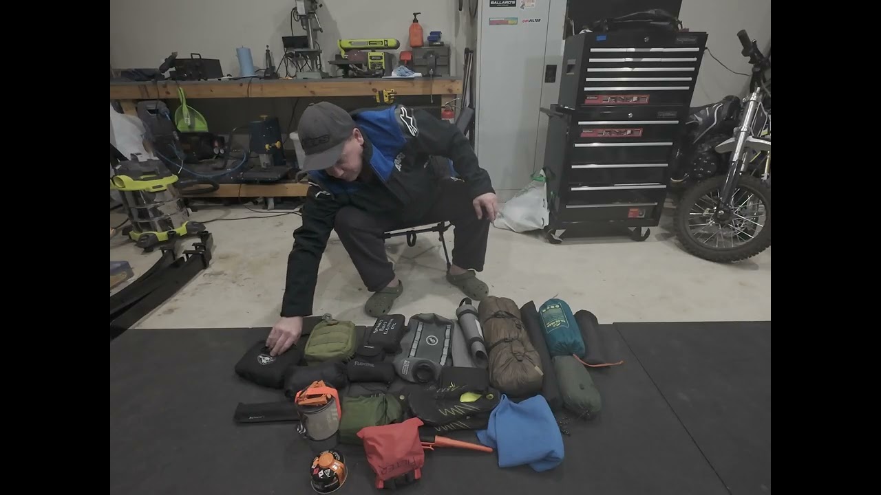 Camping Gear on the TransAlp 750