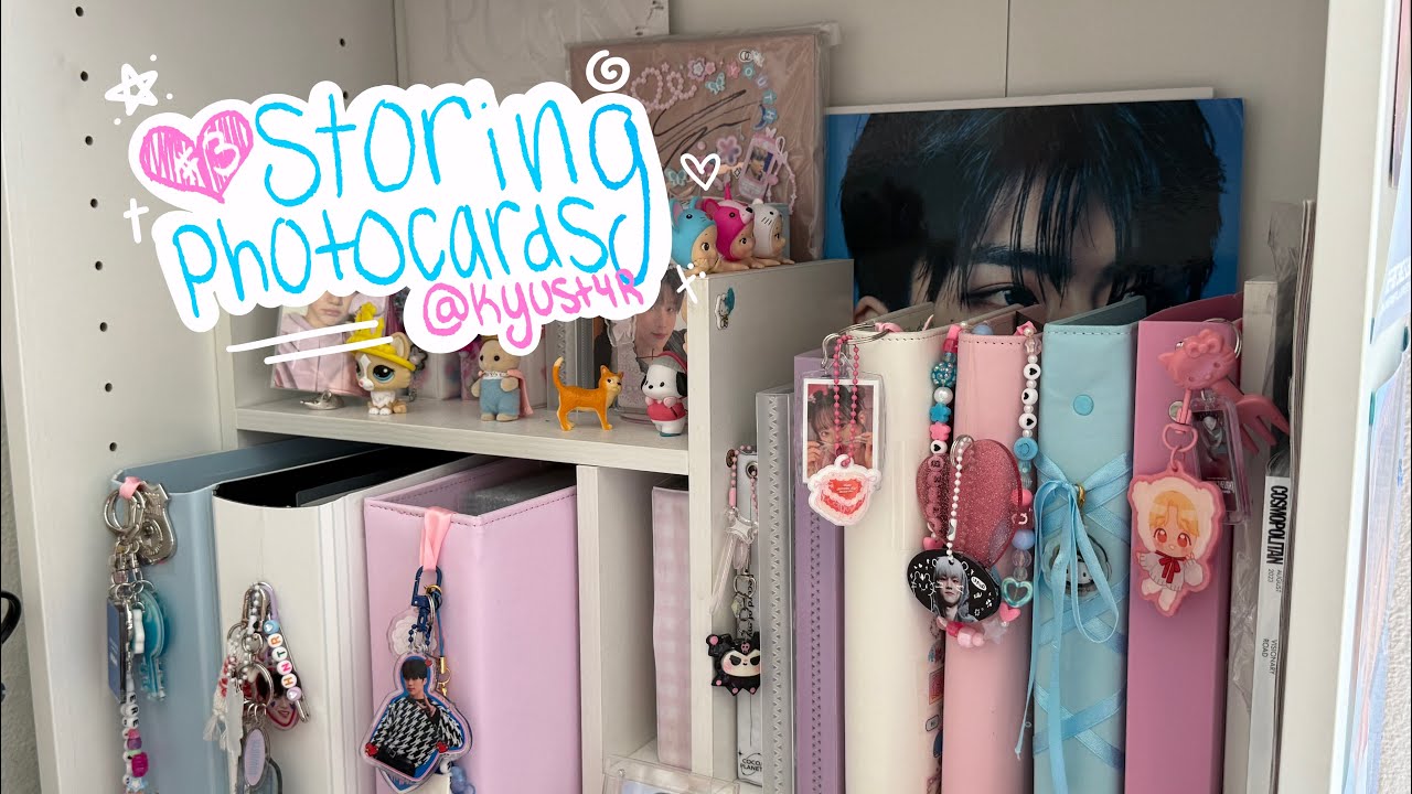 storing photocards #3 ｡𖦹&deg;‧⭑.ᐟ (zerobaseone, txt, etc!)