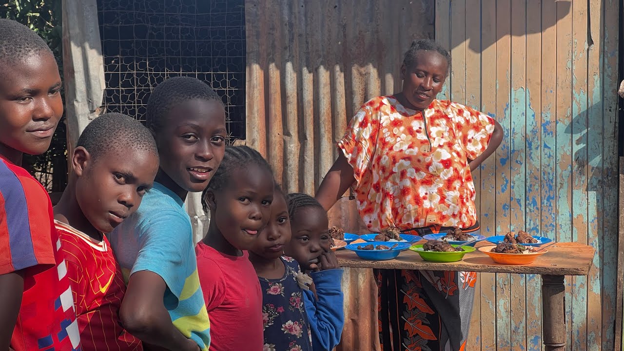 Feeding the Children in Our African Village 🌍