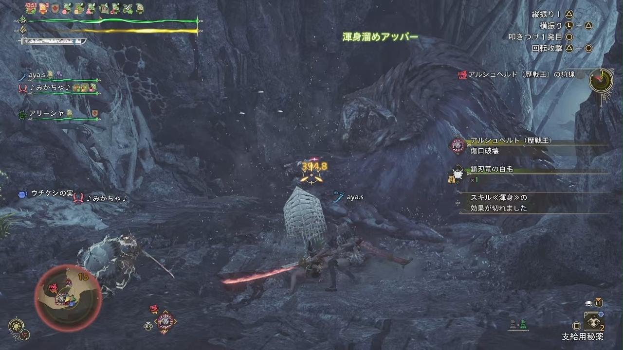 Monster Hunter Wilds_飯をかけたサークルメンの戦い　歴戦王アルシュベルド