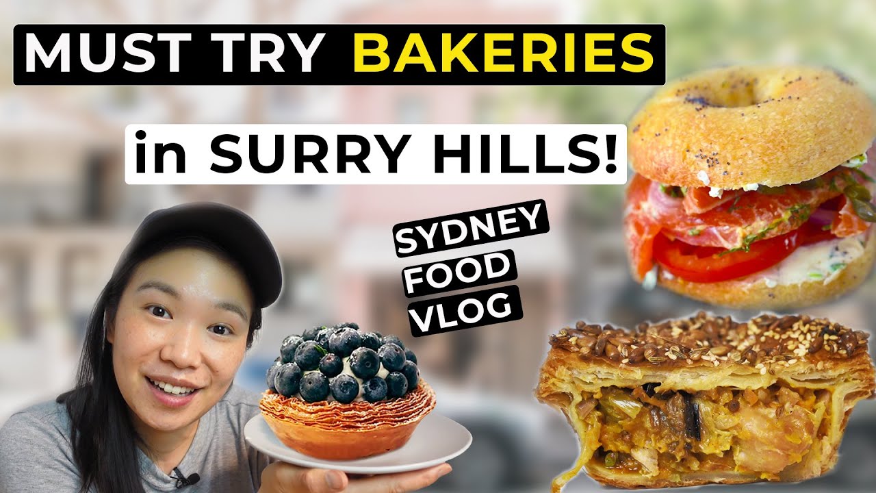 SURRY HILLS NSW Cafe Sydney Food Tour Vlog - Sydney Brunch at Lode Pies & Pastries and Mensch Bagel