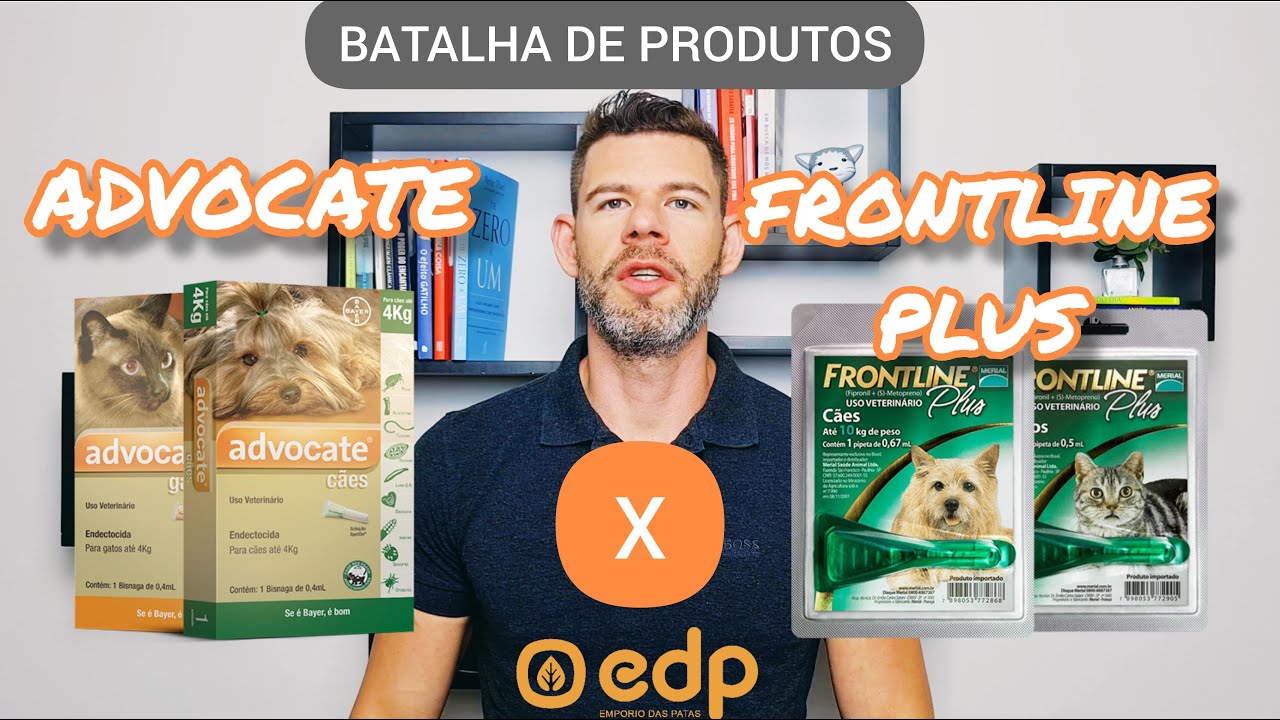 95 | BATALHA - FRONTLINE PLUS X ADVOCATE - QUAL O MELHOR ANTIPULGAS PARA CAES E GATOS?