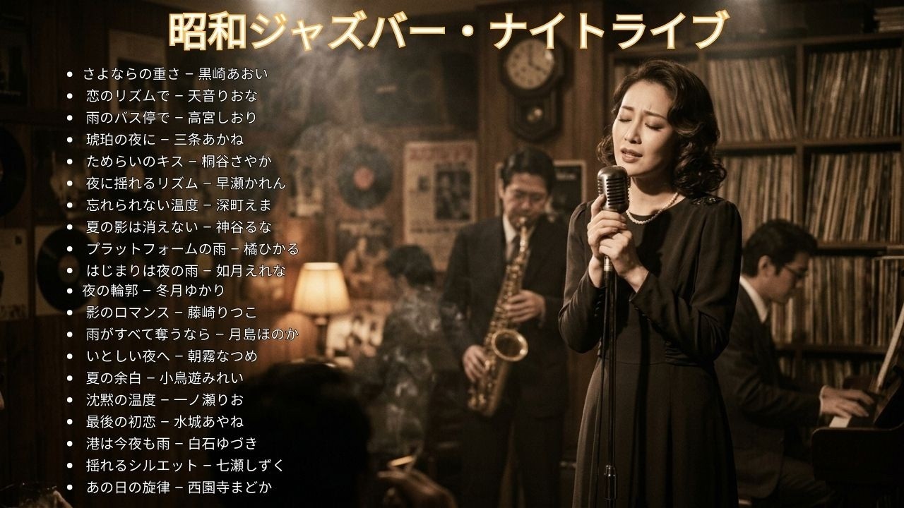 昭和の思い出ジャズ｜静かな夜に寄り添う懐かしいメロディー