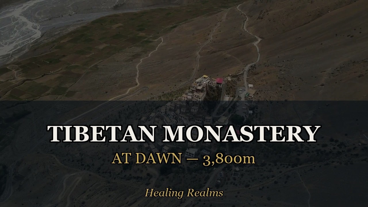 Tibetan Monastery Morning | 528Hz Meditation Music | 3 Hours Focus