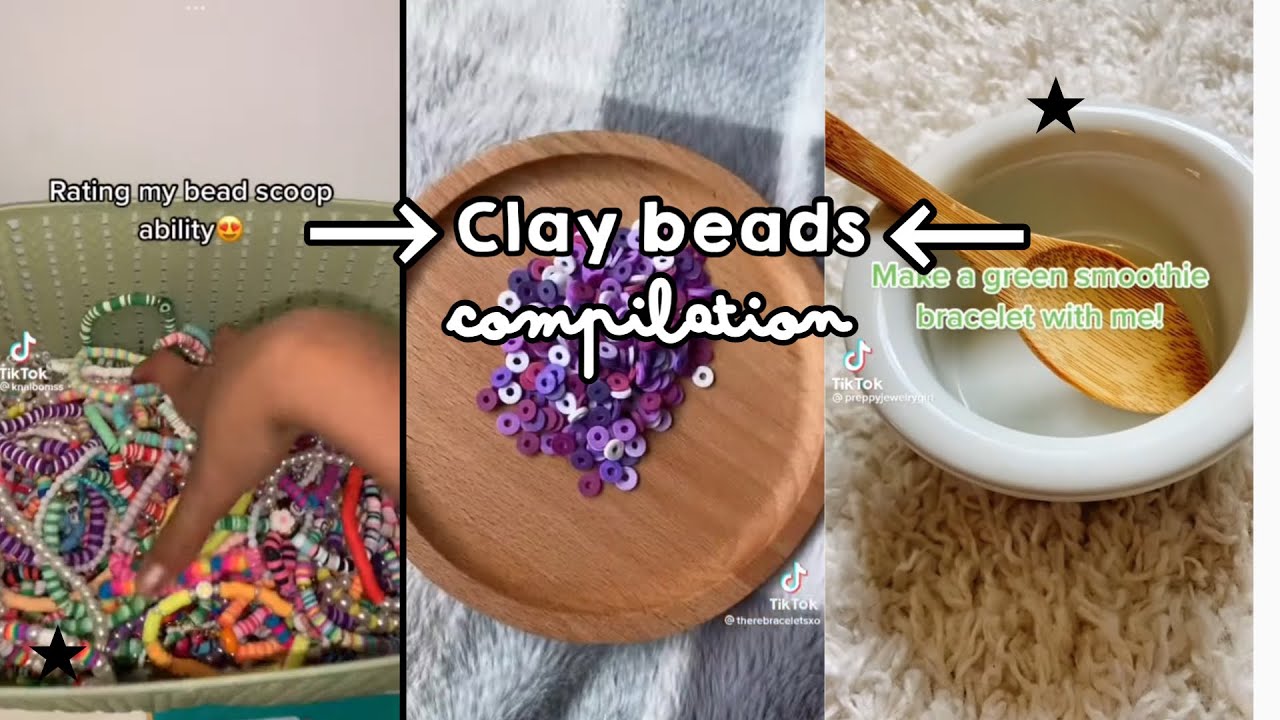 Clay beads TikTok compilation | beachyxsarah