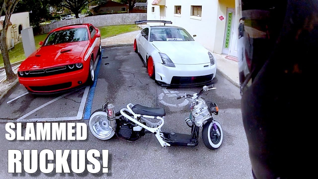 Riding A Slammed Honda Ruckus