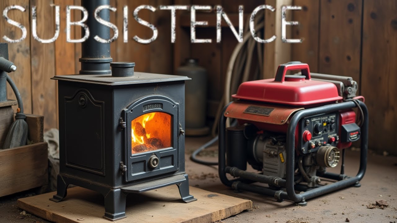 Subsistence Day 7 - Woodburner & Power Generator