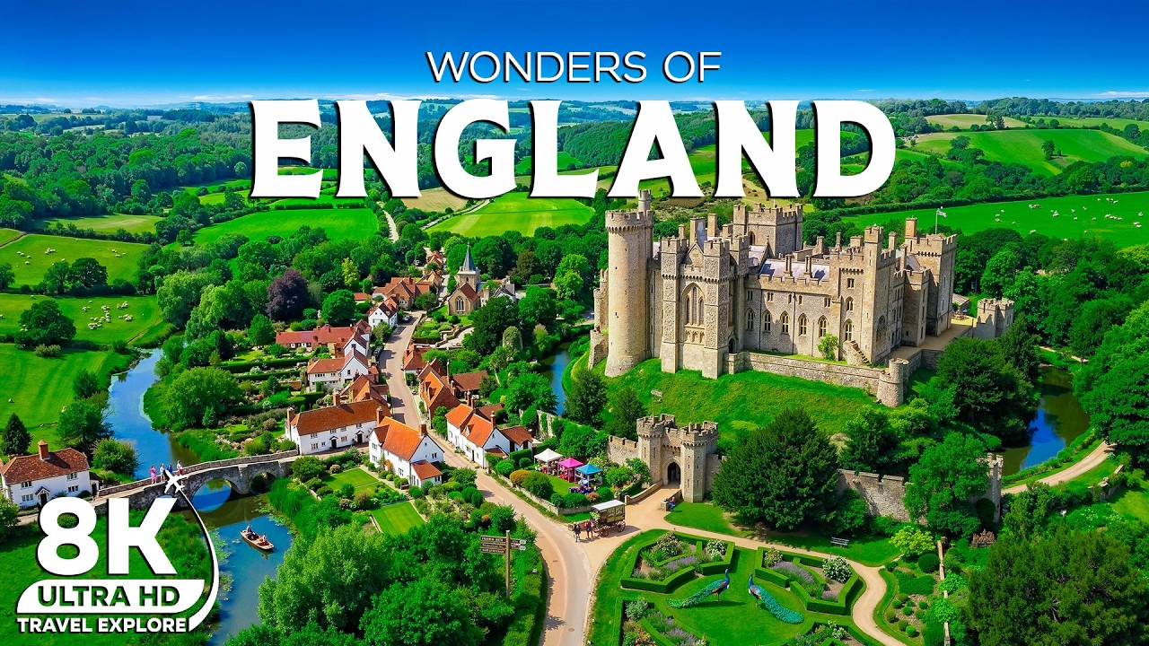 Wonders of England - Exploring the Magical Landscapes of Rolling Hills and Rivers | Travel Video 4K