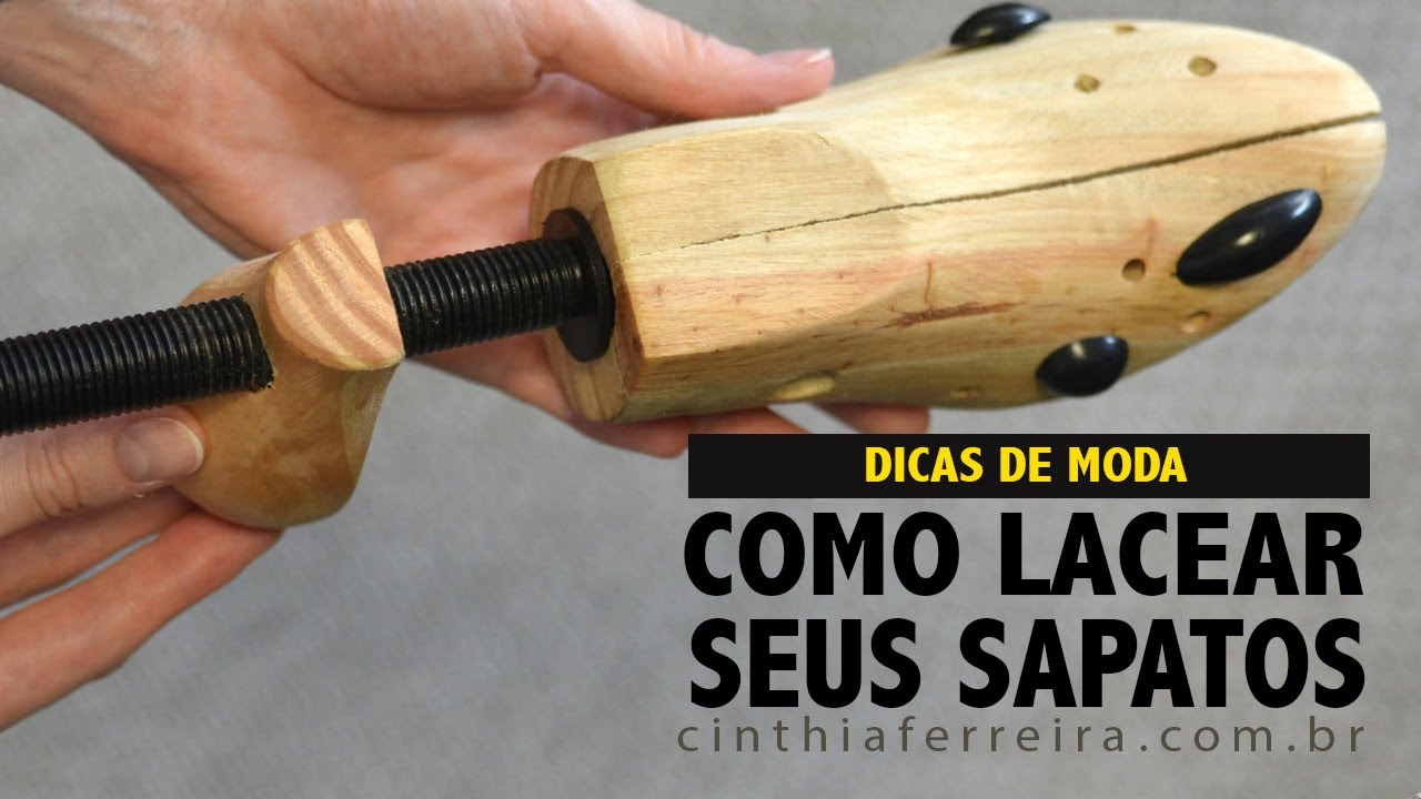 Saiba como lacear seus sapatos em casa