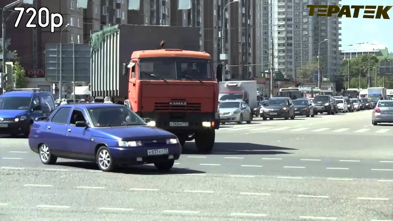 Пример изображения разрешений: 1080p, 720p, 960h, D1 PAL