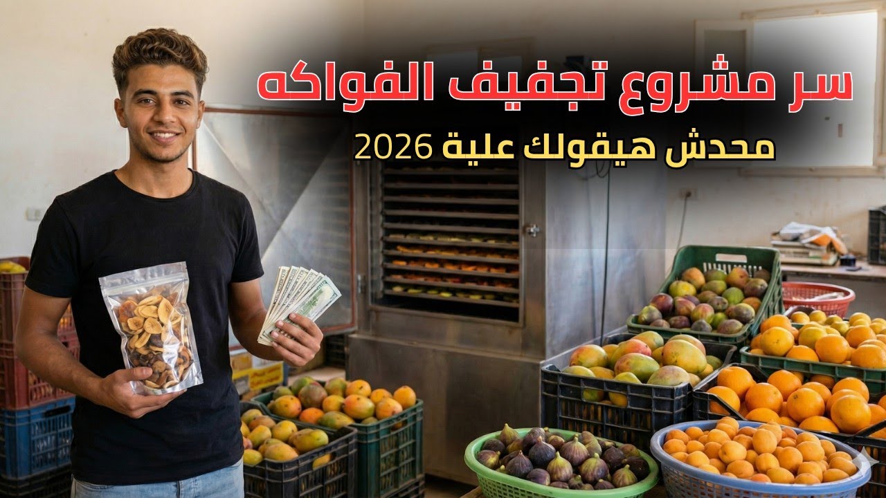 فكرة مشروع تجفيف الفواكه… مشروع صغير يتحول لدخل ثابت