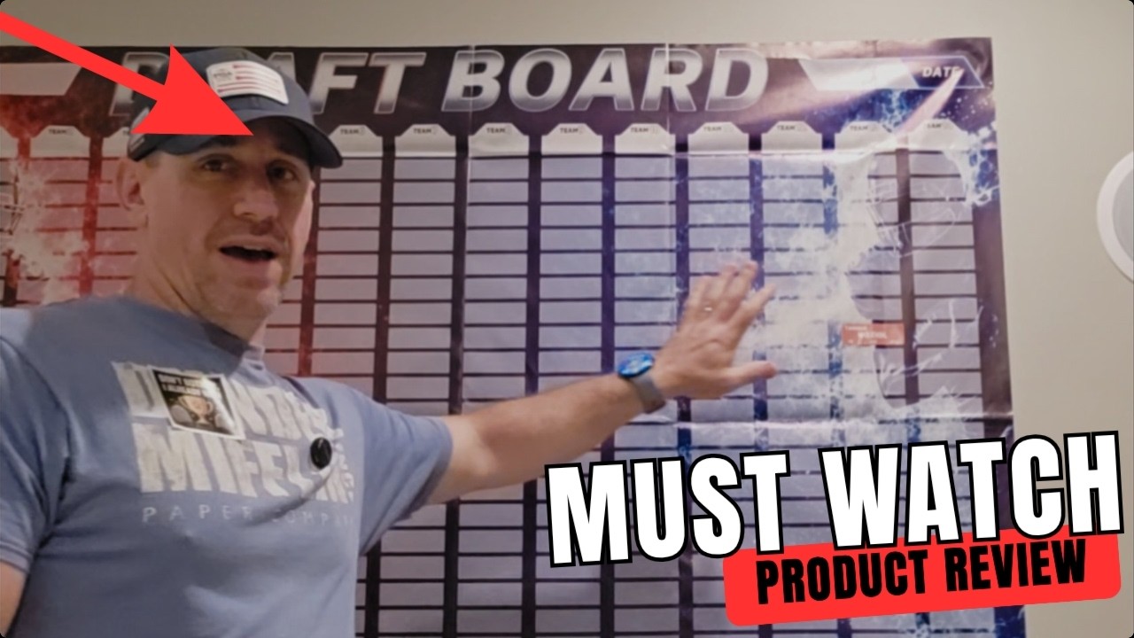 Ultimate 2026 Fantasy Football Draft Board Kit Review! (Is It Worth It?)