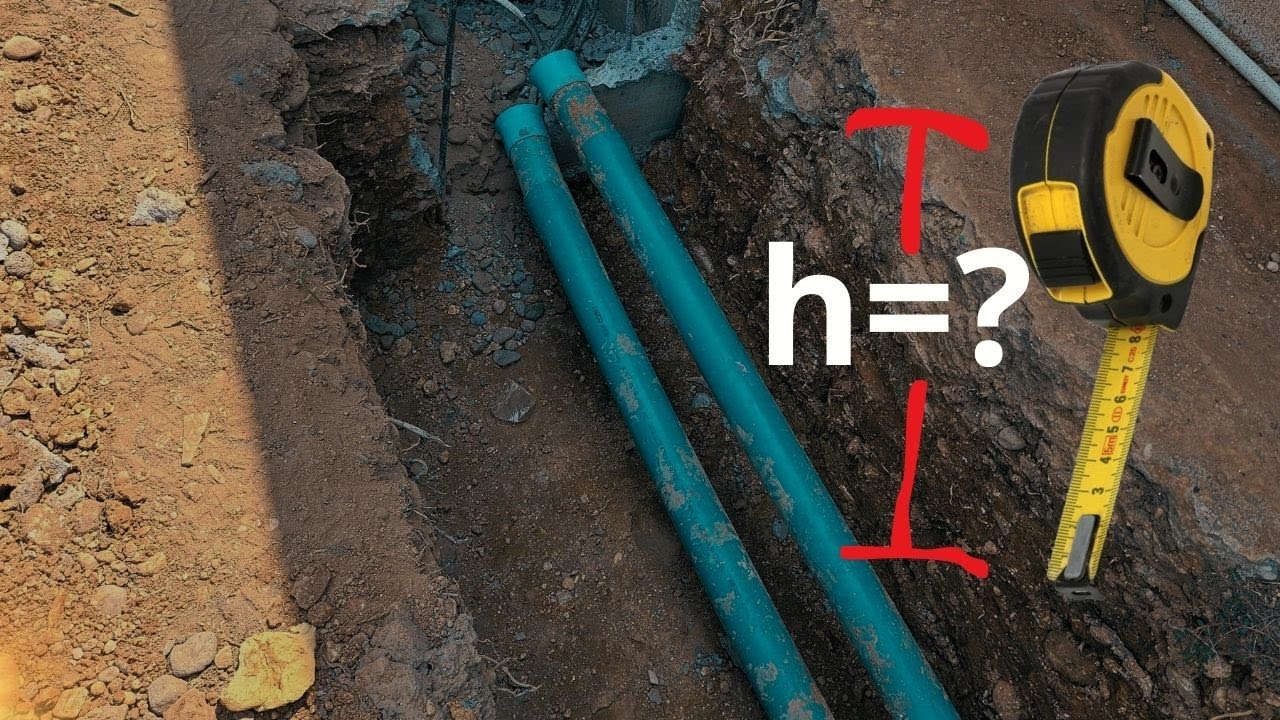 ¿A que PROFUNDIDAD se deben  instalar las TUBERÍAS ELÉCTRICAS?
