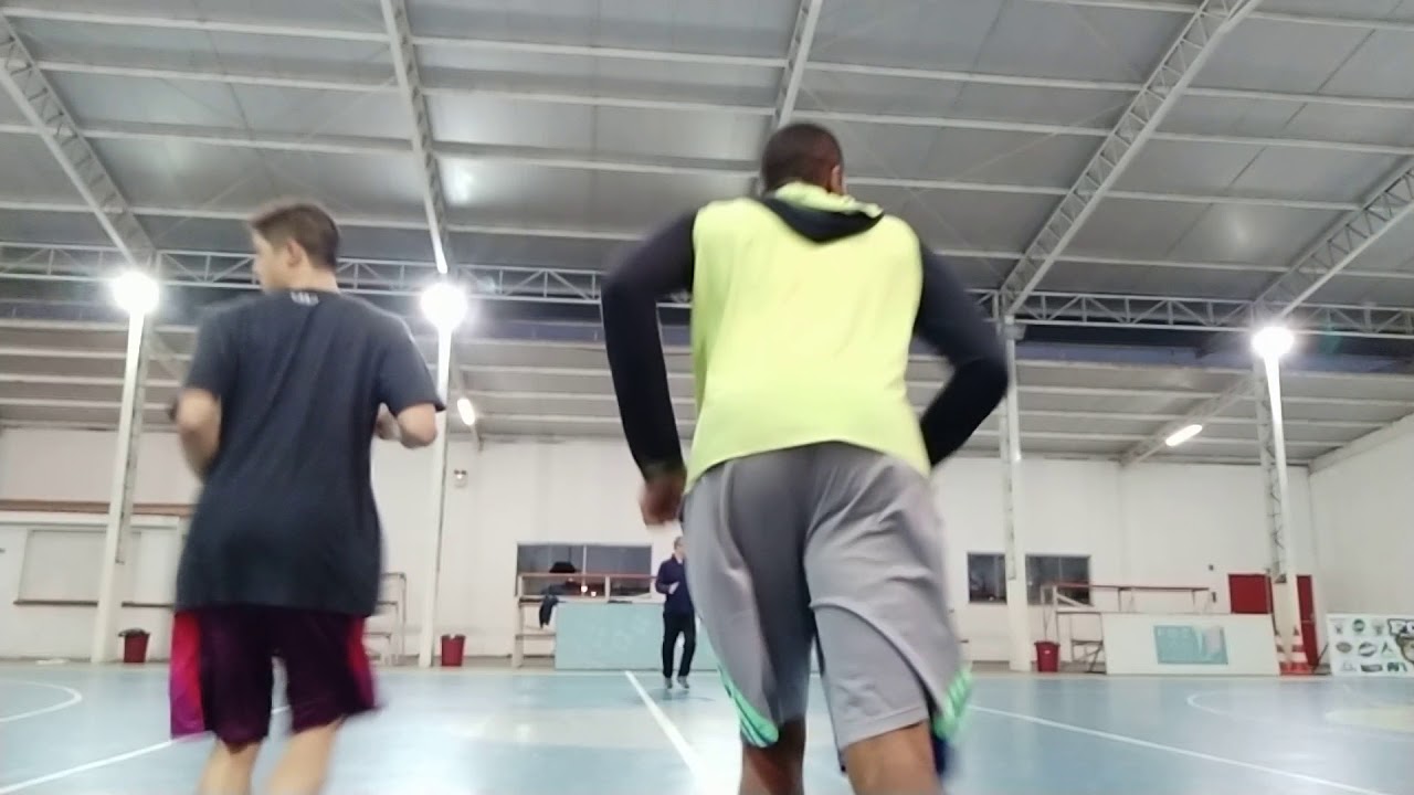 Aquecimento basquete masculino Foz