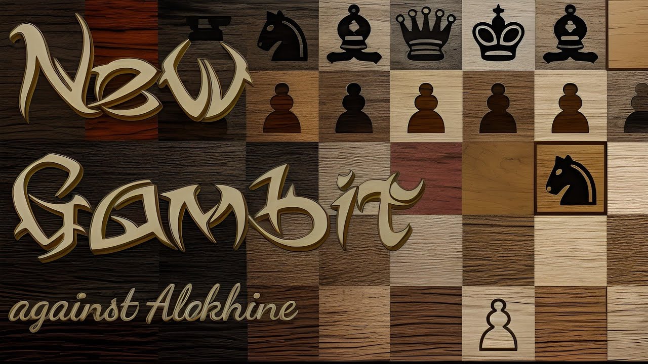 New gambit against Alekhine defense