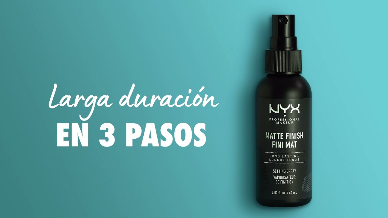 Fija tu maquillaje con el Spray Fijador Setting Spray de larga duraci&oacute;n con NYX Professional Makeup