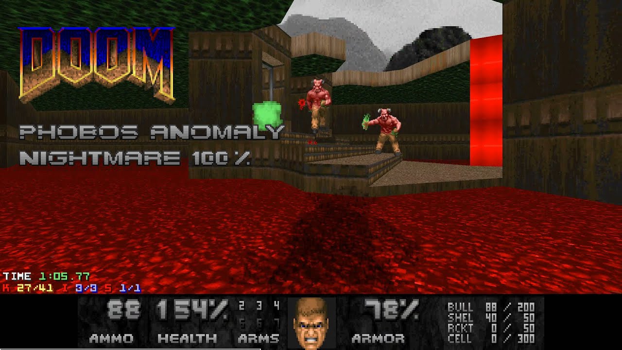 [PC] Doom - E1M8: Phobos Anomaly -- Nightmare 100%