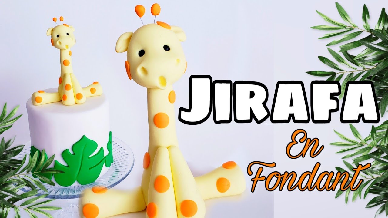 JIRAFA PASO A PASO en FONDANT